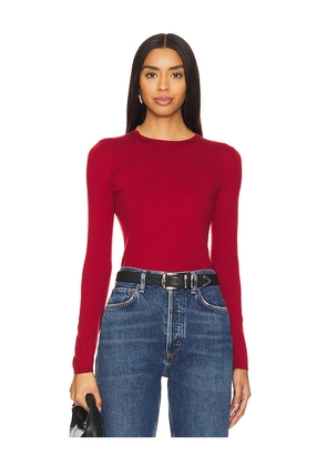 Lovers and Friends Emberly Knit Top in Burgundy. Size M. Also in S, XL, XS, XXS.