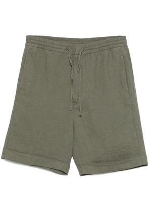 Canali linen shorts - Green