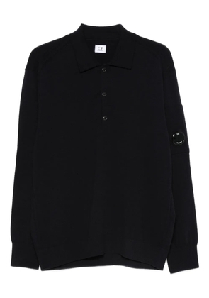 C.P. Company button polo knitwear - Blue