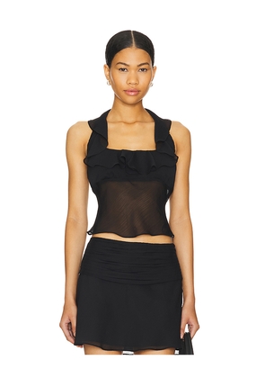 NIA Verbena Top in Black. Size L. Also in M, S, XL, XS.