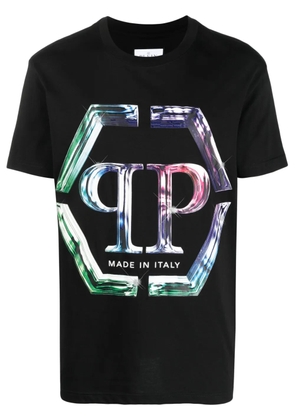 Philipp Plein logo-print cotton T-shirt - Black