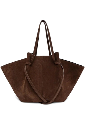 Yuzefi suede tote bag - Brown