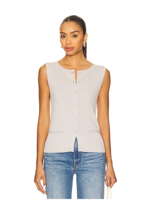 Lovers and Friends Terra Vest in Grey. Size L. Also in M, S, XS, XXS.