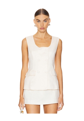 LIONESS Femme Top in Ivory. Size L. Also in XS.