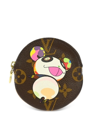 Louis Vuitton Pre-Owned x Takashi Murakami 2004 Monogram Panda coin wallet - Brown