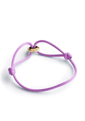 LOEV 14kt yellow gold Eternity Summer diamond bracelet - Purple