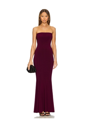 Norma Kamali x REVOLVE Strapless Fishtail Gown in Purple. Size L. Also in M, S, XL, XS, XXS.