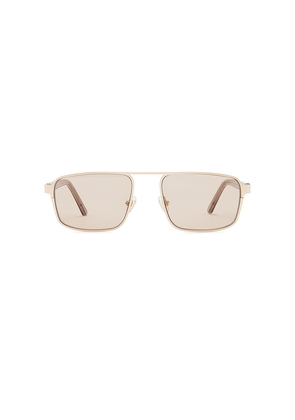 Lu Goldie Billie Sunglasses in Tan.
