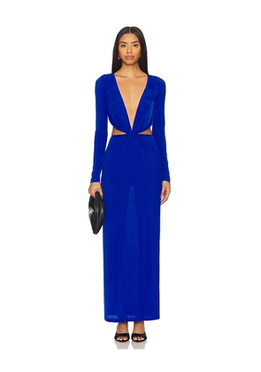 OW Collection Midnight Maxi Dress in Blue. Size S. Also in XS.
