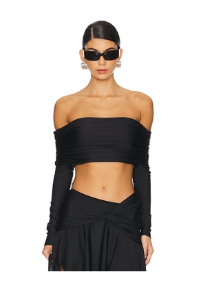 Mother of All Ciaran Crop Top in Black. Size L. Also in M, S, XS.