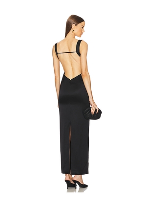 Michael Costello x REVOLVE Teya Maxi Dress in Black. Size L. Also in M, S, XL.