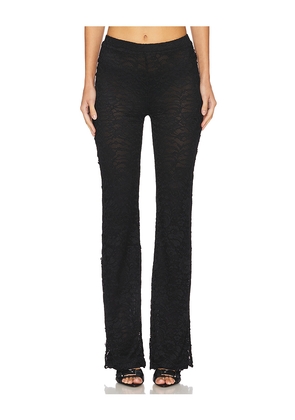 MAJORELLE Aubrey Pant in Black. Size M. Also in S, XS, XXS.