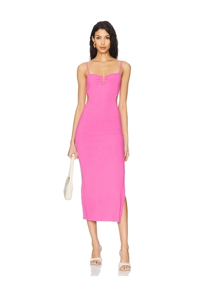 LSPACE Cameron Dress in Pink. Size L. Also in M, S, XL.