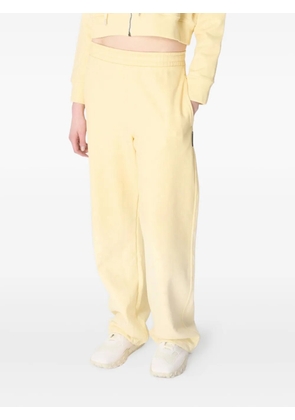 Marine Serre Faded Moon track pants - Yellow