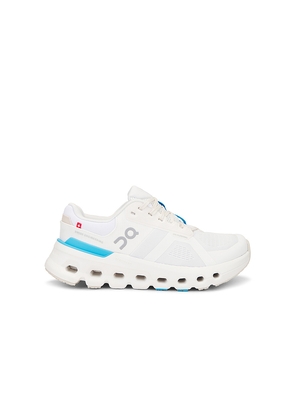 On Cloudrunner 2 Sneaker in White. Size 5.5. Also in 6, 6.5, 7, 9, 9.5.