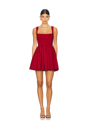 LPA Giovanna Mini Dress in Red. Size L. Also in M, S, XL, XS.