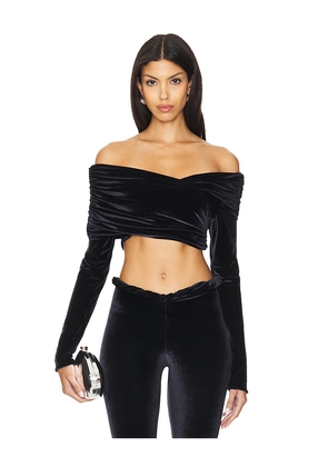 Maygel Coronel Lido Top in Black.