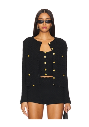 MAJORELLE Evaline Cardigan in Black. Size M. Also in S, XS.