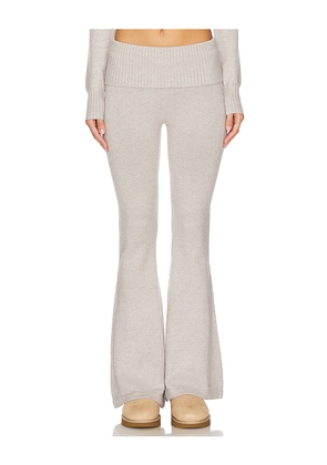 LIONESS Muse Knit Pant in Neutral. Size L. Also in XXS, XS, S, M, XL, XXL.
