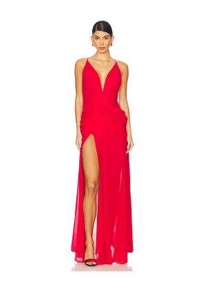 NBD Colette Gown in Red. Size L. Also in S, XS, XXS.