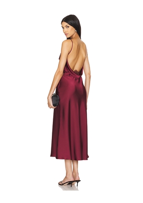 Katie May Jessica Dress in Burgundy. Size L. Also in M, XS.