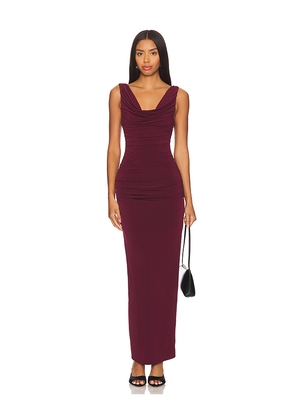 Katie May Rita Gown in Burgundy. Size L. Also in M, S, XL, XS, XXS.
