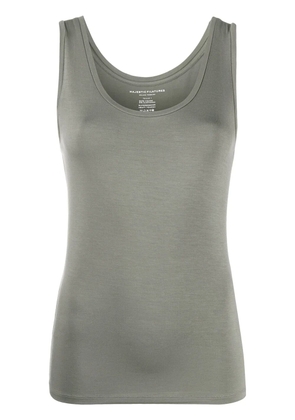 Majestic Filatures plain fitted tank top - Green