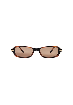 Le Specs Bamboozler Sunglasses in Brown.