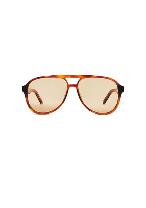 Le Specs Tragic Magic Sunglasses in Brown.