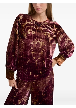 Pierre-Louis Mascia long-sleeve blouse - Red