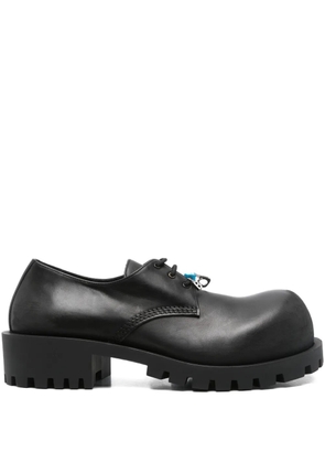 Balenciaga lace-up chunky oxford shoes - Black