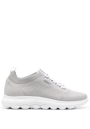 Geox Spherica lace-up knit sneakers - Grey