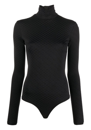 AMBUSH jacquard turtleneck top - Black