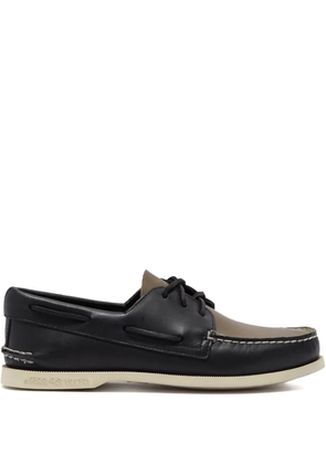 Sperry Top-Sider A/O 3 Eye 'Black/White' boat shoes