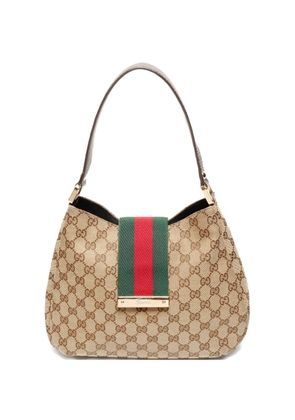 Gucci Pre-Owned 2000-2015 canvas shoulder bag - Neutrals
