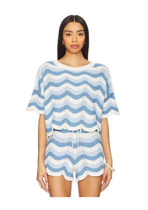 LSPACE x REVOLVE Make Waves Top in Blue. Size L. Also in XS, S, M, XL.