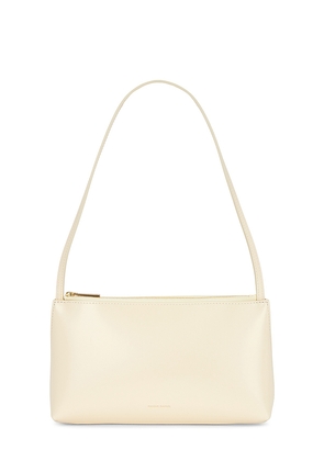 Mansur Gavriel Gaia Shoulder Bag in Cream.