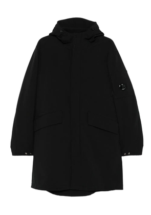 C.P. Company lens-detail hooded jacket - Black