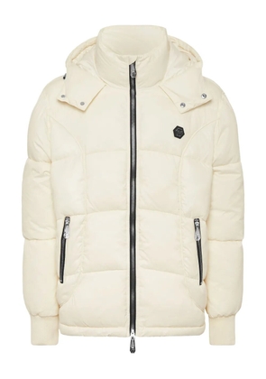 Philipp Plein hooded puffer jacket - Neutrals