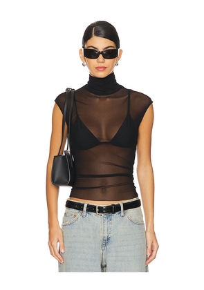 Only Hearts Turtleneck Shell in Black. Size M/L. Also in XL.