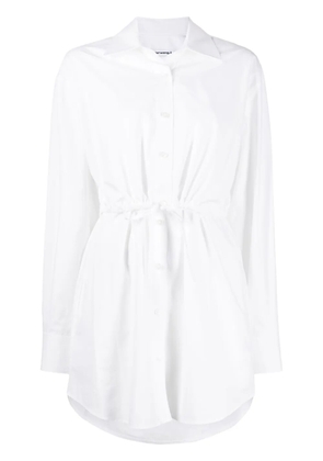 Alexander Wang layered cotton shirtdress - White