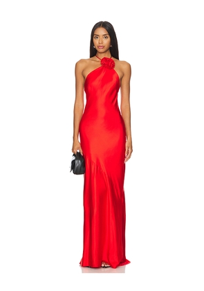 Lovers and Friends Inara Gown in Red. Size L. Also in M, S, XS.