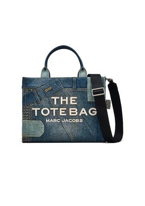 Marc Jacobs The Deconstructed Denim Medium Tote Bag in Blue.