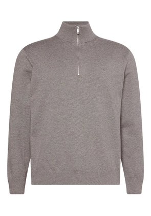 Calvin Klein zip-fastening sweater - Grey