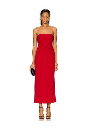 NBD Sloane Maxi Dress in Red. Size L. Also in M, S, XS, XXS.