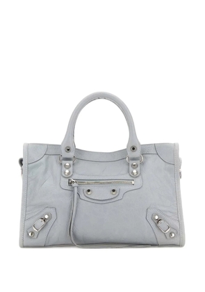Balenciaga small Le City leather tote bag - Grey