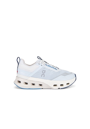 On Cloudnova X Sneaker in Baby Blue. Size 10. Also in 11, 6, 6.5, 7, 8, 8.5, 9.