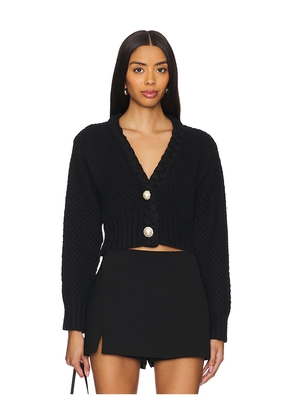MAJORELLE Phiala Cardigan in Black. Size XL. Also in XS.