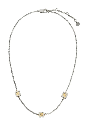 FENDI FF Cube necklace - Silver