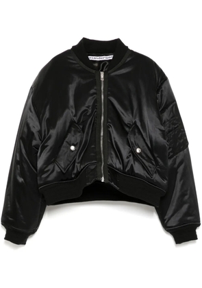 Alexander Wang Shrunken bomber jacket - Black